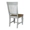International Concepts Vista Slat Back Chairs, Set of 2, Hickory/stone C41-65P - alternate 3